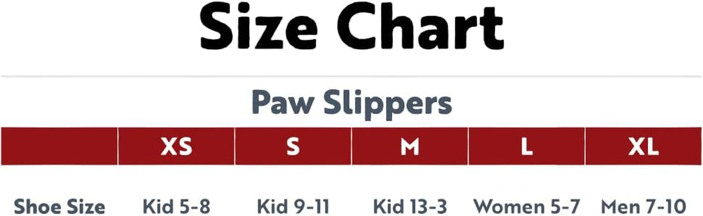 Cozy Furry Animal Paw Slippers for Children and Adults