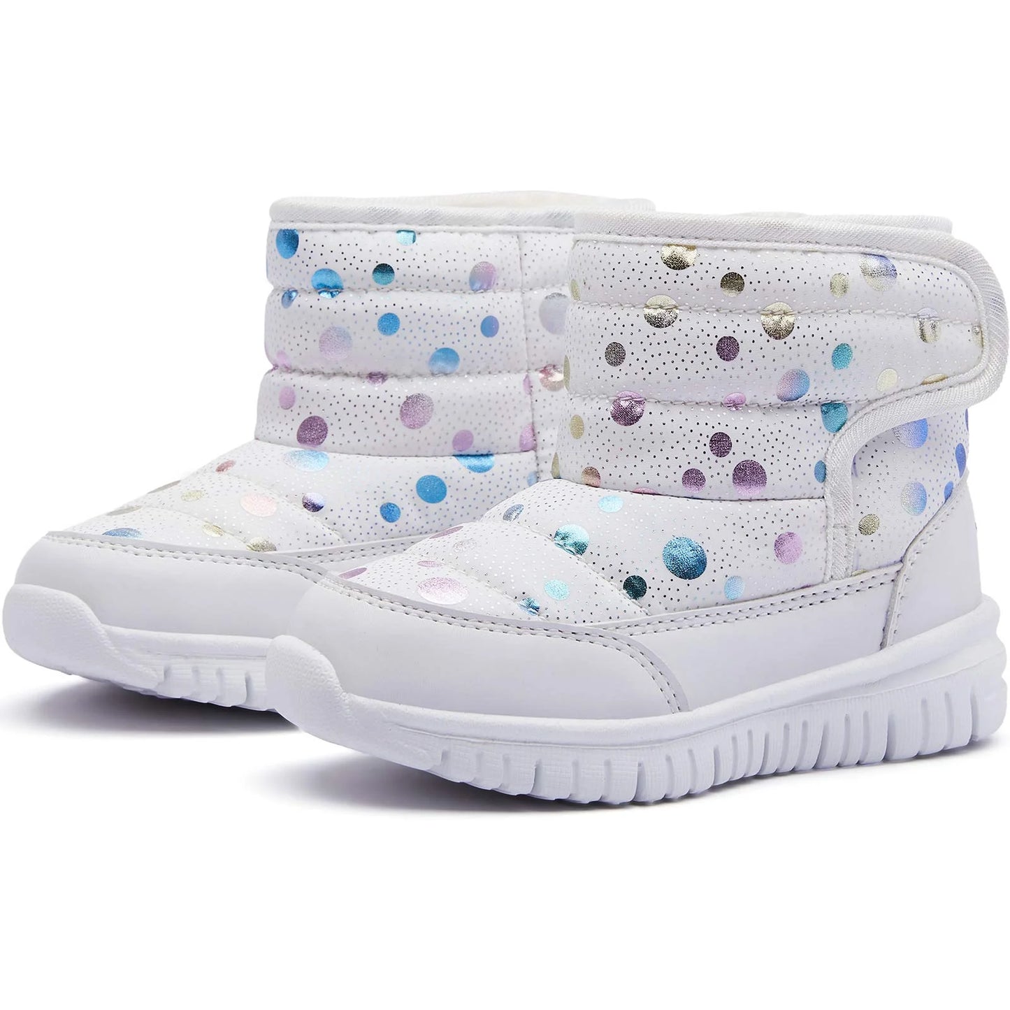 GUBARUN Boys Girls Toddler Snow Boots Waterproof Slip Resistant Outdoor Kids Winter Shoes