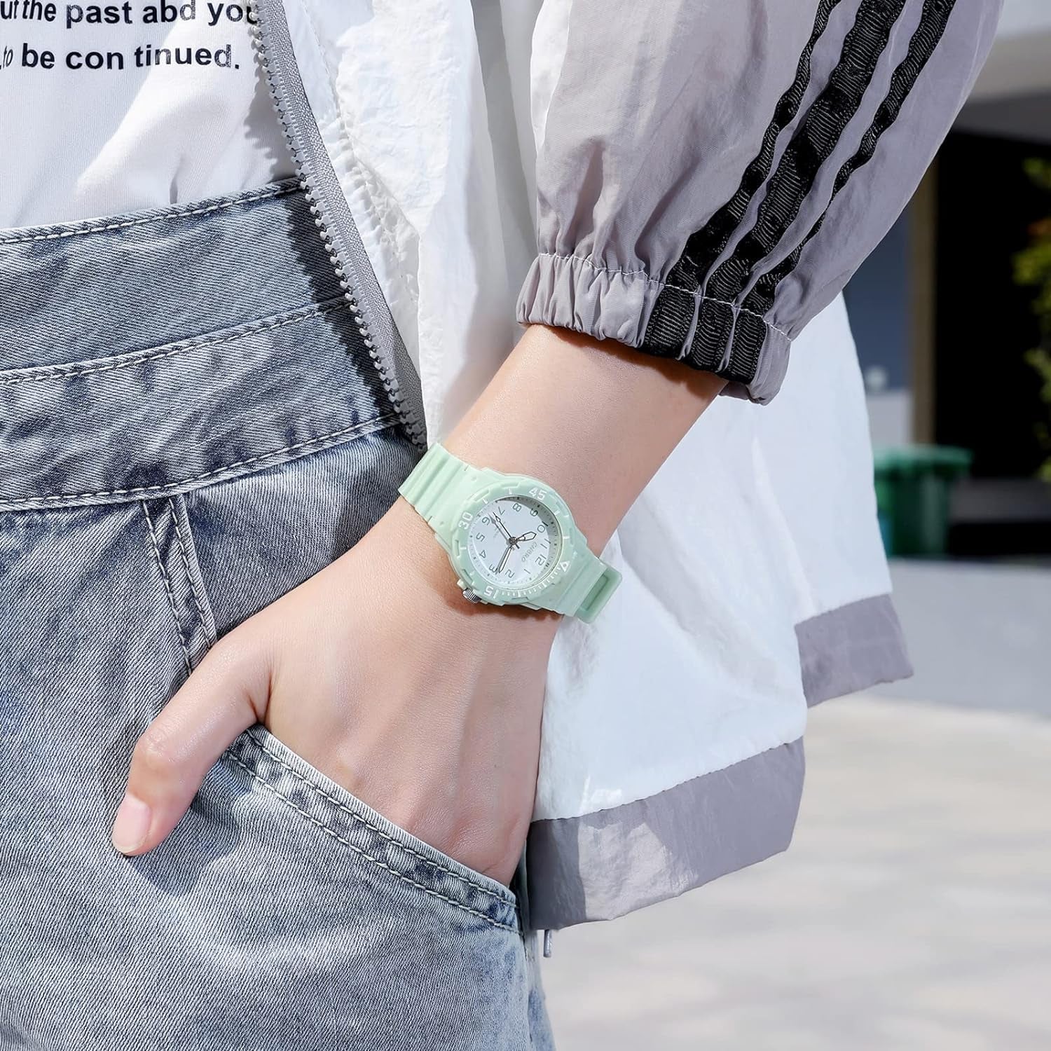 Women'S Sport Waterproof Nurse Minimalist Simple Analog Watch - Casual Ladies Watch in Rose Gold Pink