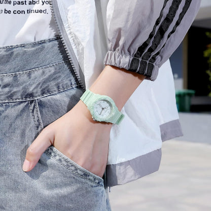 Women'S Sport Waterproof Nurse Minimalist Simple Analog Watch - Casual Ladies Watch in Rose Gold Pink
