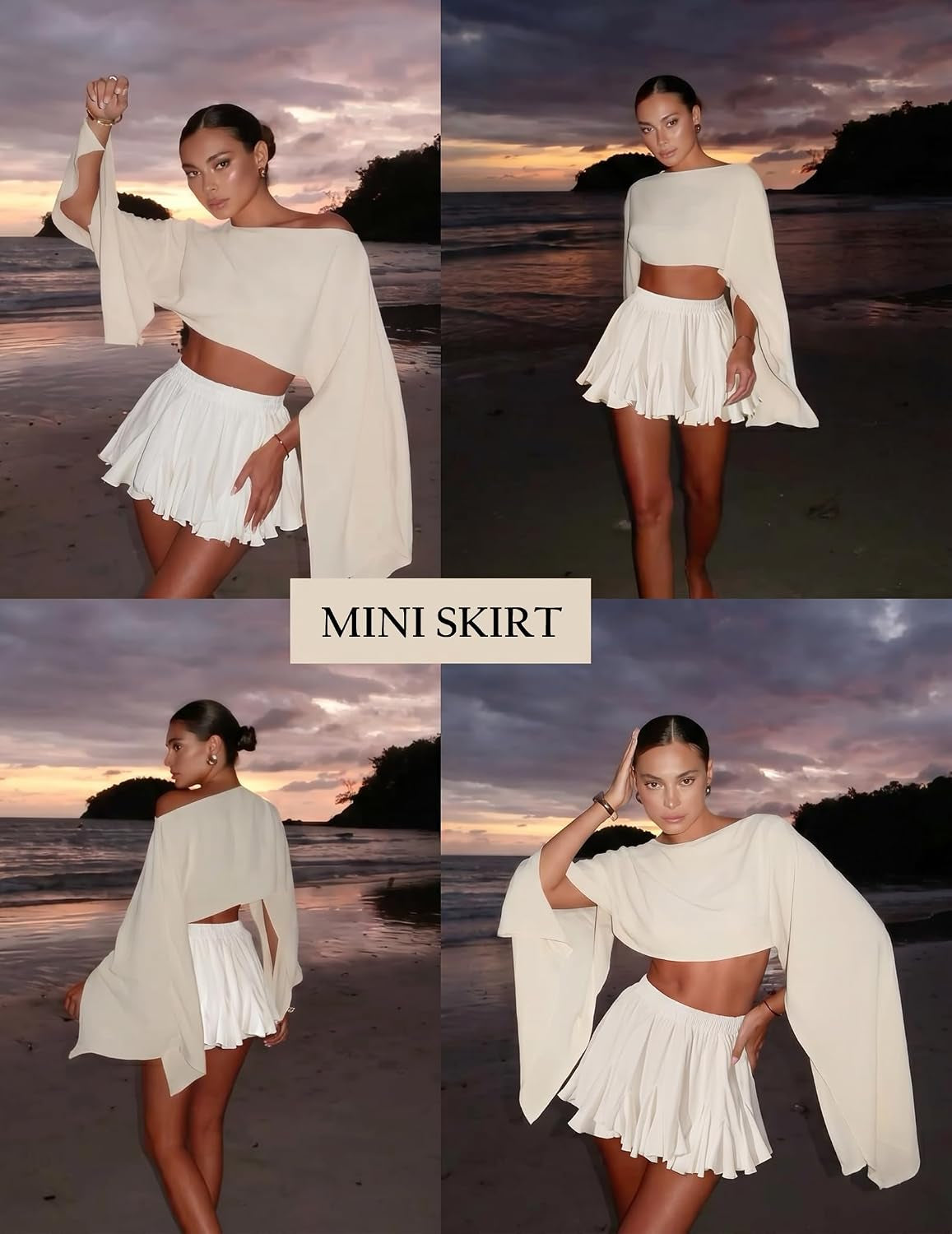 Women'S Pleated Mini Skirt Ruffle Flowy Tennis Skirt Rave Outfit