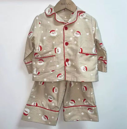 Cartoon Bear Kids Pajama Sets Children'S Clothing Cotton Pajama Set for Boys Girls Spring Autumn Home Clothing Two-Piece Set