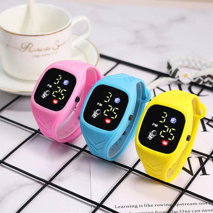 Electronic Watch Waterproof Sport Watch Silicone Bracelet Watch Led Touchscreen Digital Watch Child Wrist Watch Birthday Gift