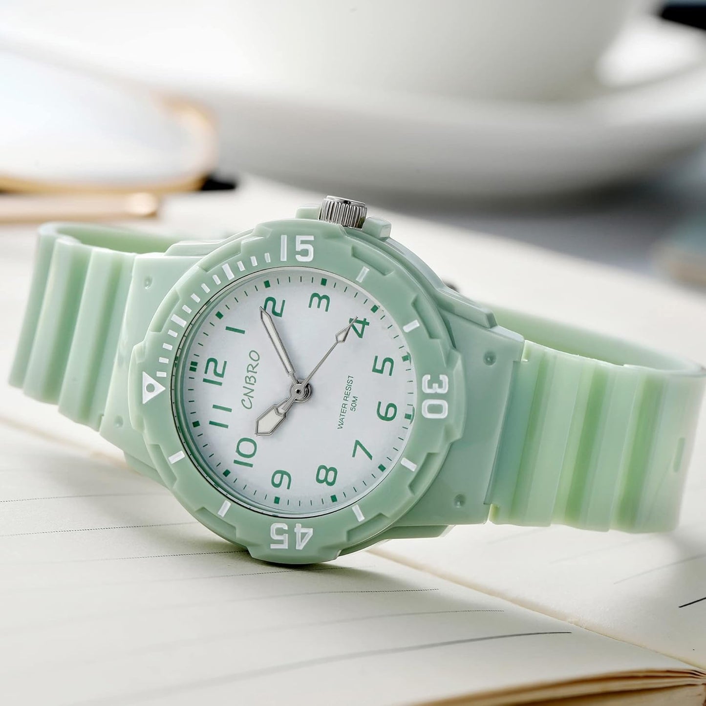 Women'S Sport Waterproof Nurse Minimalist Simple Analog Watch - Casual Ladies Watch in Rose Gold Pink