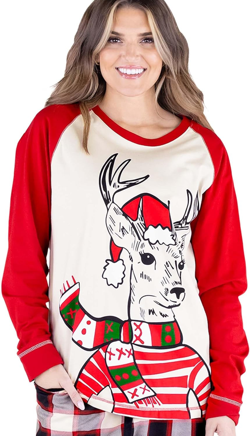 Pajamas for Women, Cute PJ Pants and Long Sleeve Top Separates