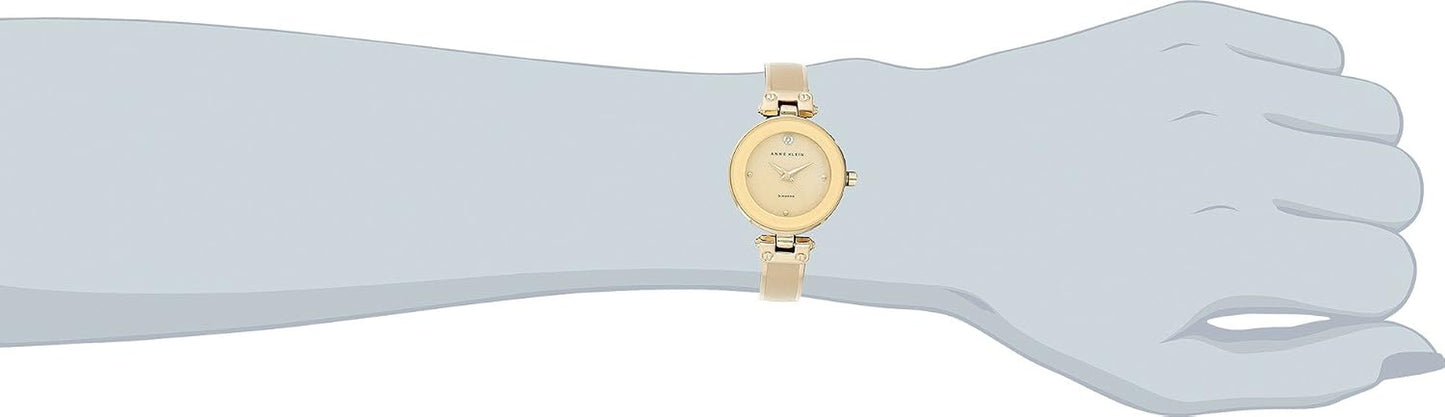 Women'S Genuine Diamond Dial Bangle Watch