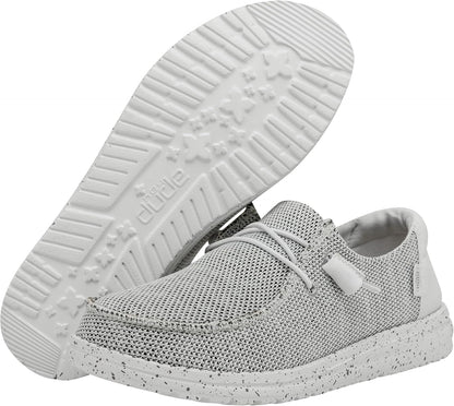 Women's Wendy Canvas Lace-Up Loafers - Comfortable and Lightweight Footwear