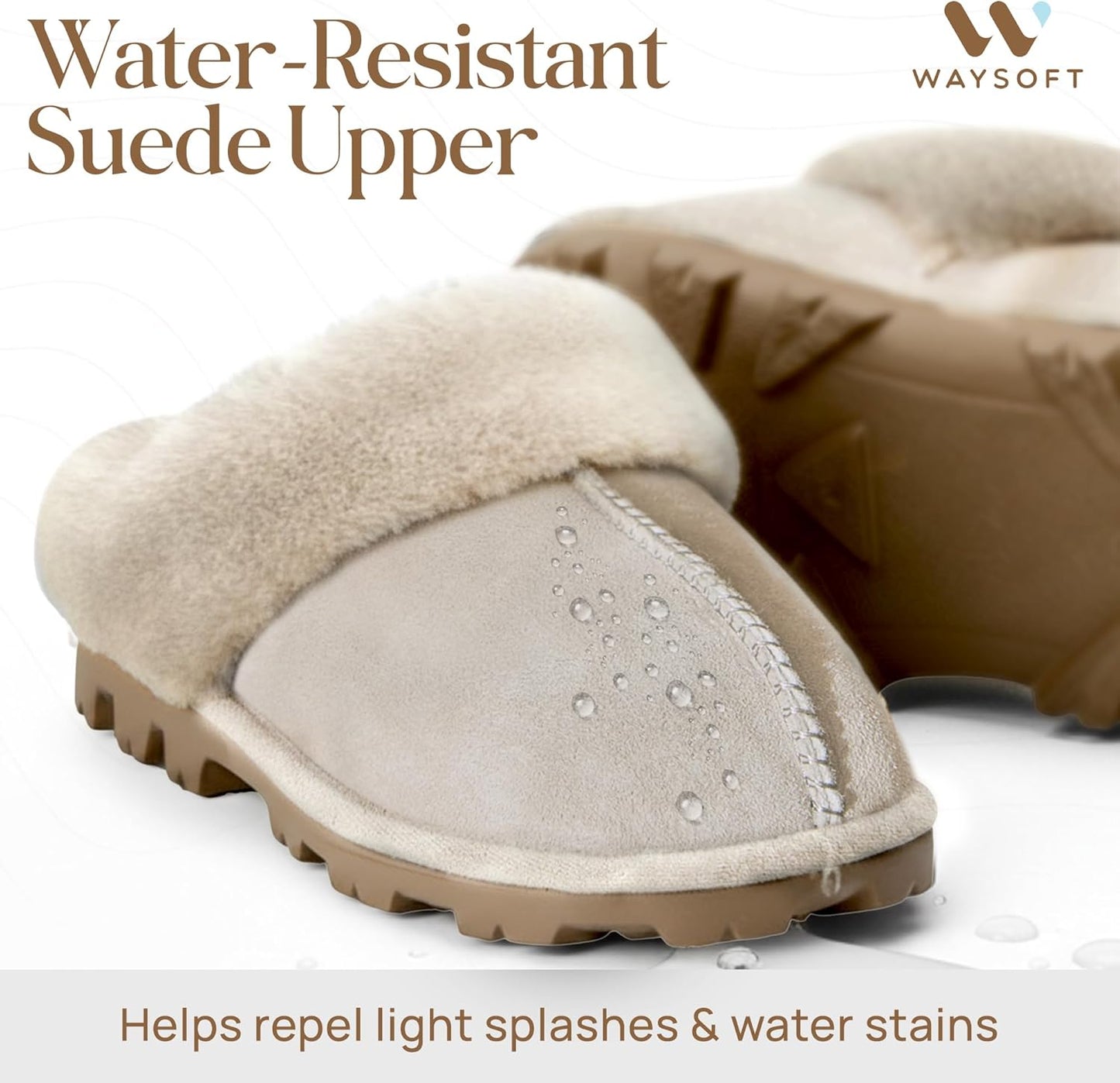 Women's 100% Authentic Australian Sheepskin Scuff Slippers
