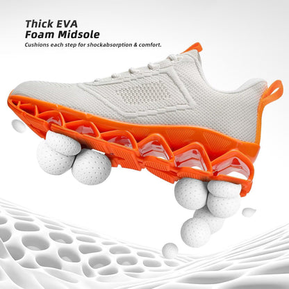 Womens Walking Shoes Fashion Running Tennis Blade Sneakers Mesh Breathable Athletic Sport Gym