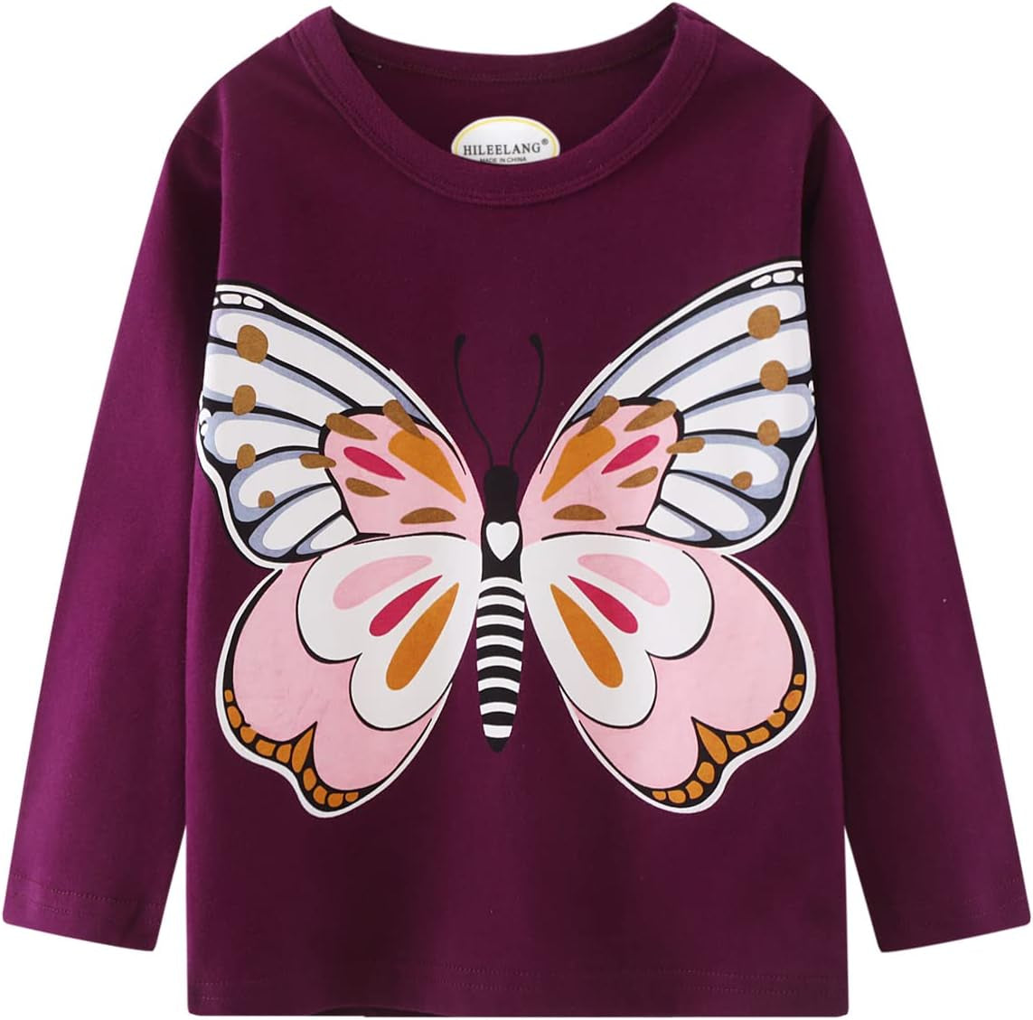 Girl Long Sleeve Shirts Christams Tops Tees Cotton Casual Stripe Crewneck Graphic Jersey Tunic T-Shirts 3 Packs Sets