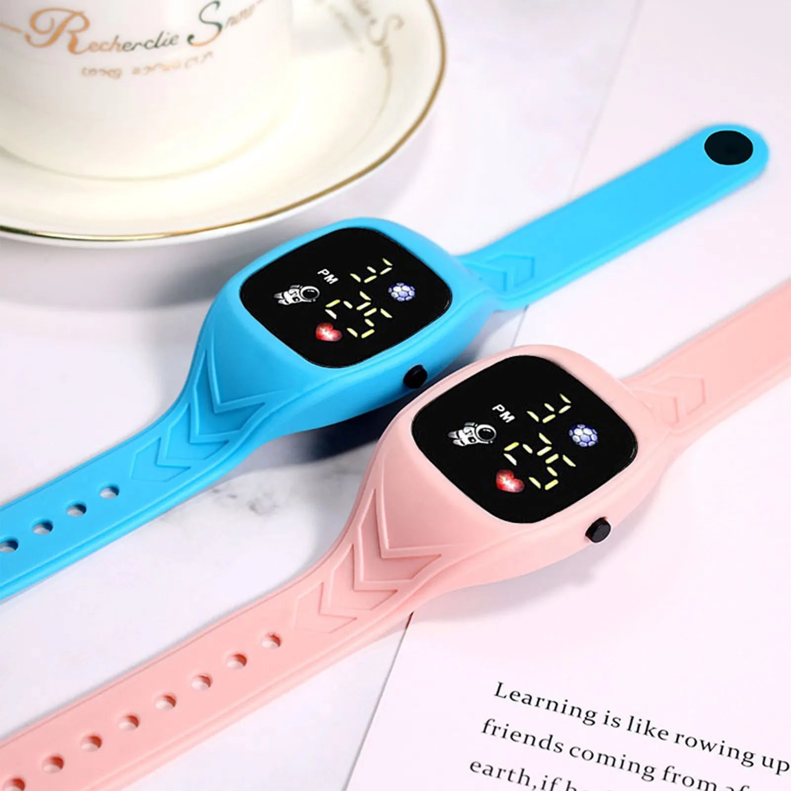 Electronic Watch Waterproof Sport Watch Silicone Bracelet Watch Led Touchscreen Digital Watch Child Wrist Watch Birthday Gift