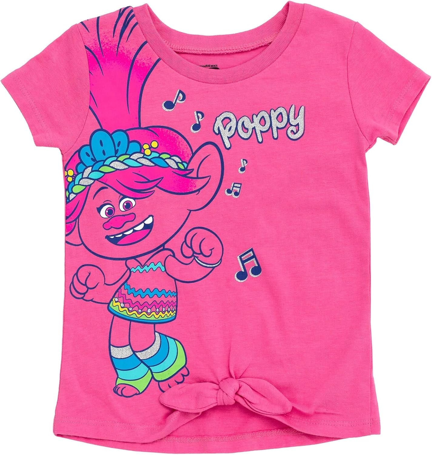 Dreamworks Trolls Poppy Pullover Fleece T-Shirt and Leggings Outfit Set Infant to Little Kid