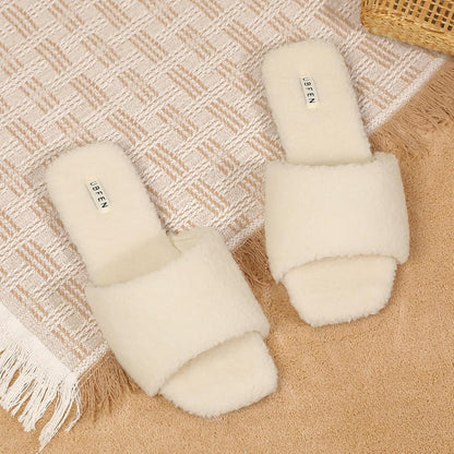 Women's and Men's Memory Foam Slippers with Plush Lining - Comfortable Slip-On House Shoes