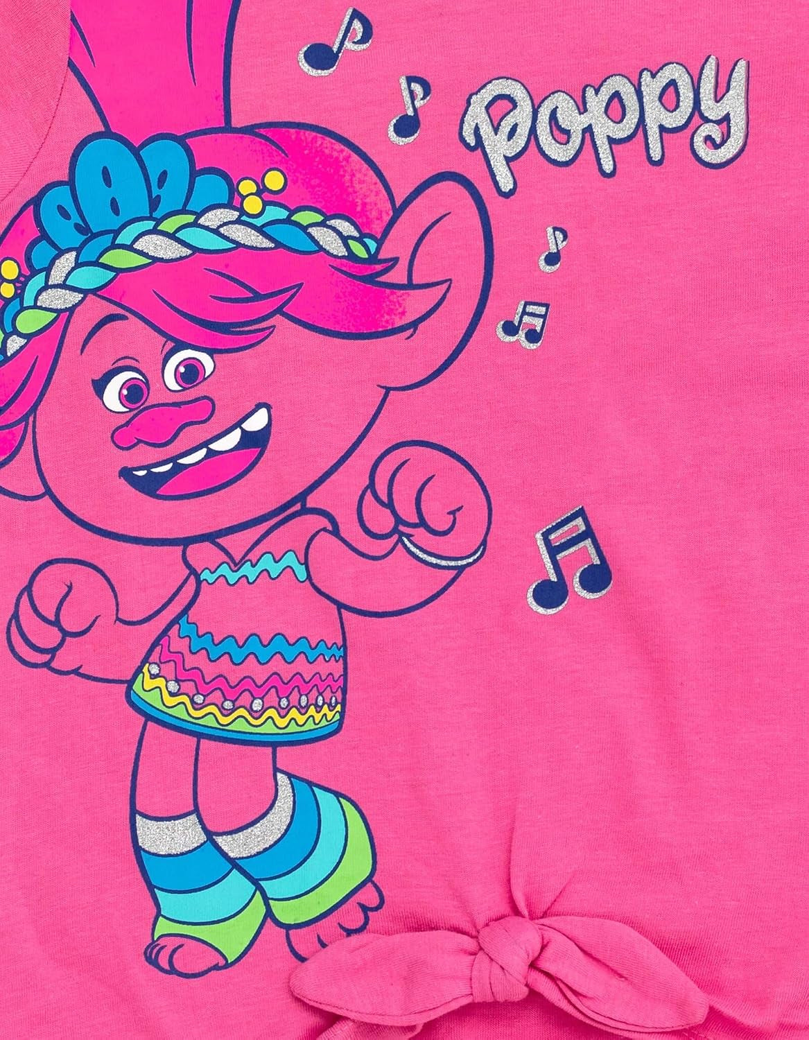 Dreamworks Trolls Poppy Pullover Fleece T-Shirt and Leggings Outfit Set Infant to Little Kid