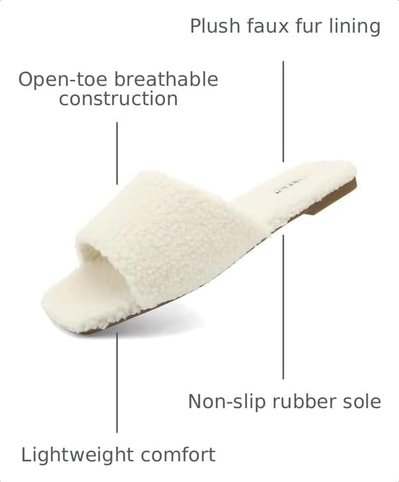 Women's and Men's Memory Foam Slippers with Plush Lining - Comfortable Slip-On House Shoes